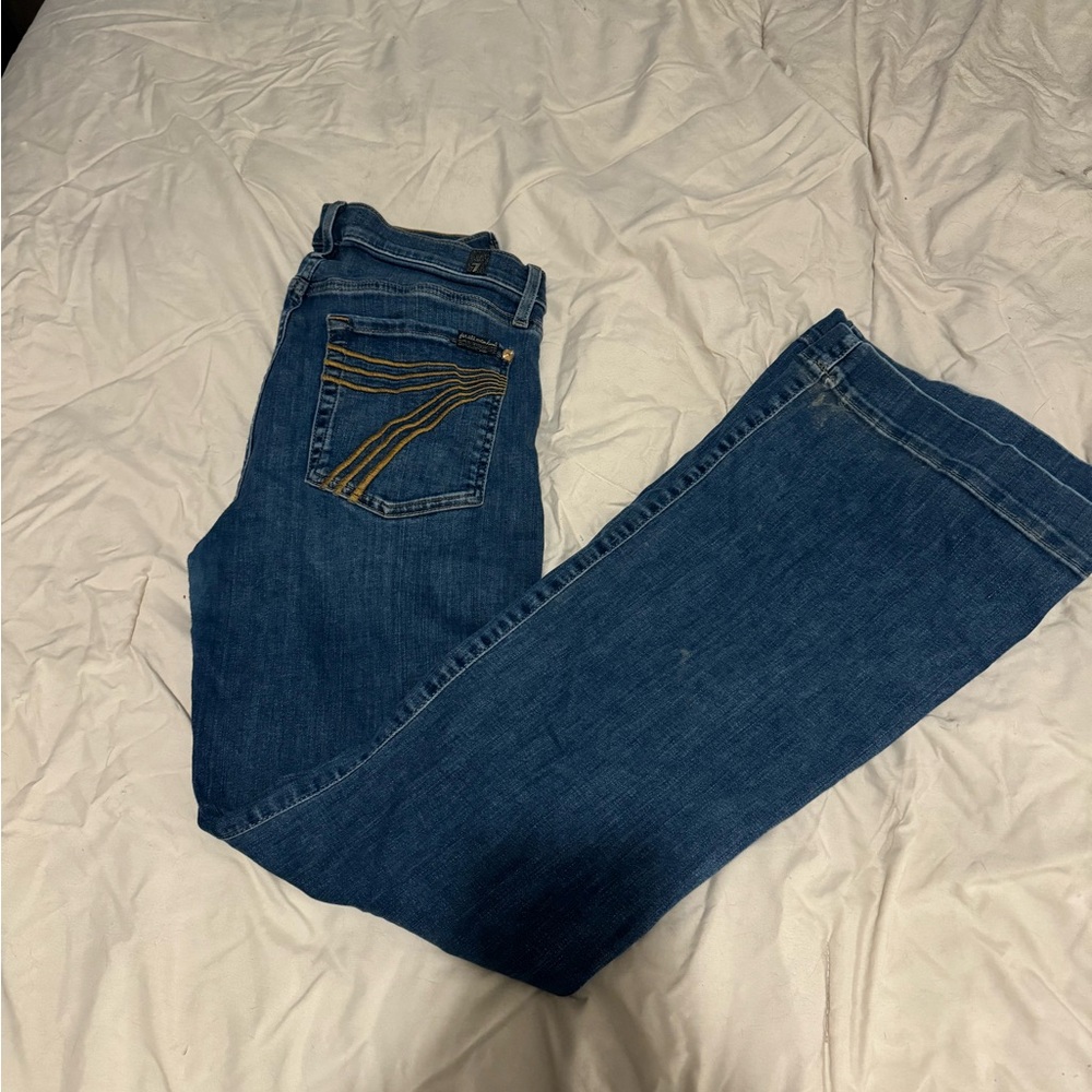 Women's 7 for all man kind Blue Jeans